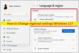 Como alterar as configurações regionais do Windows 11 Passo